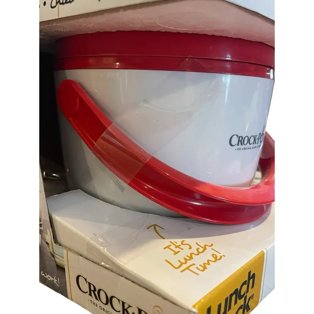 Crock-Pot Lunch Crock Food Warmer Red White SCCPLC200-R New Opened Box
